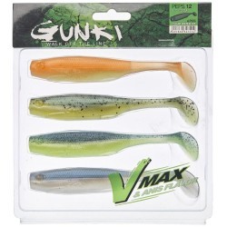 Shad Gunki Peps, Clear Water Mix II, 7cm/2.5g, 4buc/plic