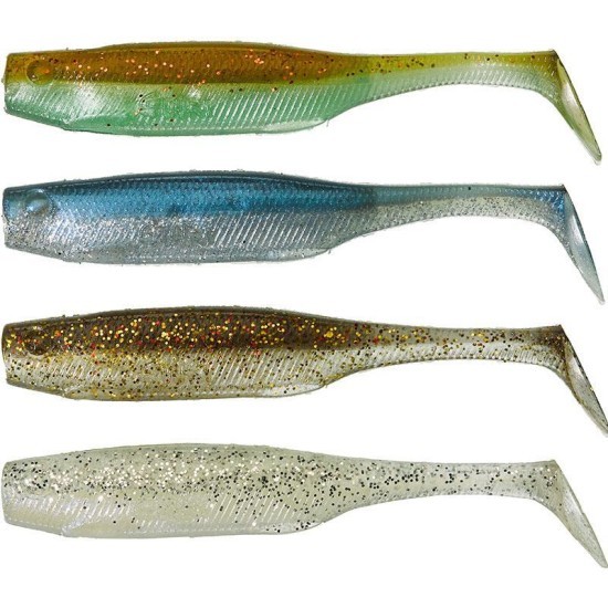 Shad Gunki Peps, Clear Water Mix, 9cm/5.3g, 4buc/plic Shad Gunki Peps, Clear Water Mix, 9cm/5.3g, 4buc/plic