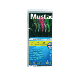 Țaparină Mustad Multicolour Flash, Nr.4