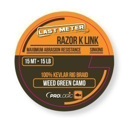 Fir textil Prologic Razor K Link, Weed Green Camo, 30lb/15m