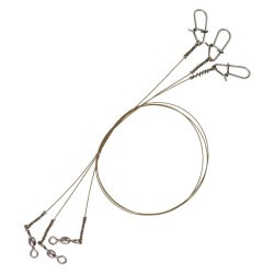 Strună Savage Gear Raw49 Uncoated Trace, 20cm, 0.27mm/7kg, 3buc/plic