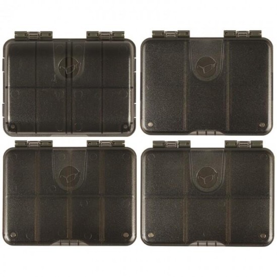 Cutie pentru accesorii Korda Mini Compartment Boxes, 10x8x2.5cm, 6 compartimente Cutie pentru accesorii Korda Mini Compartment Boxes, 10x8x2.5cm, 6 compartimente