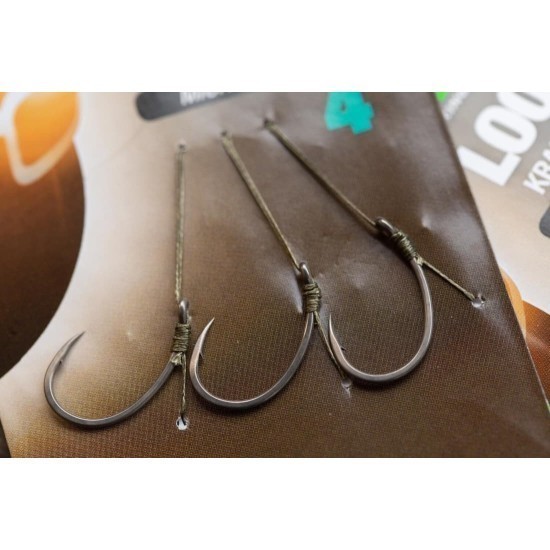 Riguri Korda Loops Krank Micro-Barbed, Nr.8/18lbs, 3buc/blister