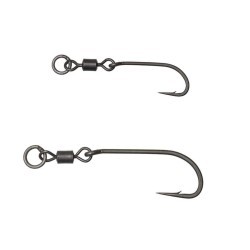 Cârlige Prologic Swivel Hooks Long Shank, Nr.8, 5buc/plic