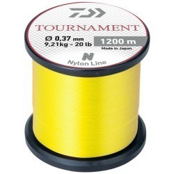 Fir monofilament Daiwa Tournament Nylon, Yellow Fluo, 0.26mm/5.7kg/1200m