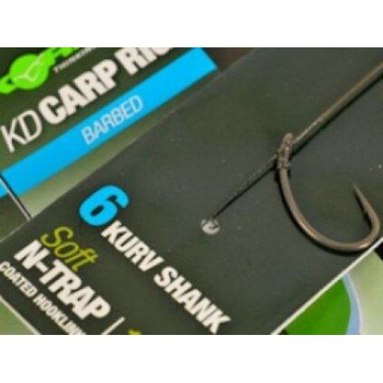 Montură Korda N-Trap Kd Kurv, Nr.4/20lbs, 1buc/plic