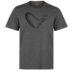 Tricou Savage Gear Simply Savage Jaw, Grey, 2X-Large