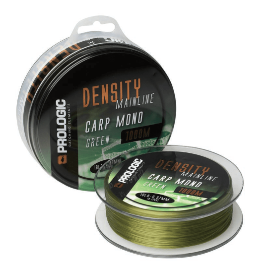 Fir monofilament Prologic Density Mainline Carp Green, 0.37mm/8.17kg/1000m
