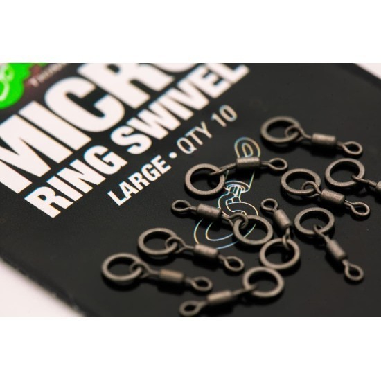 Microvârtej cu anou Korda Ring Swivel, Medium, 10buc/plic