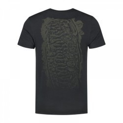 Tricou Korda Le Scaley Black Olive Print, Black, 2X-Large