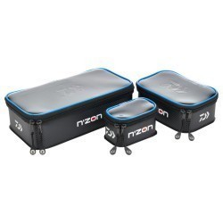 Set 3 genți pentru accesorii Daiwa N'Zon, 31x16x9cm/21x15x7cm/13x8x7cm