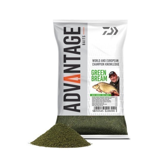 Nadă Groundbait Daiwa Advantage, Green Bream, 1kg/pungă Nadă Groundbait Daiwa Advantage, Green Bream, 1kg/pungă