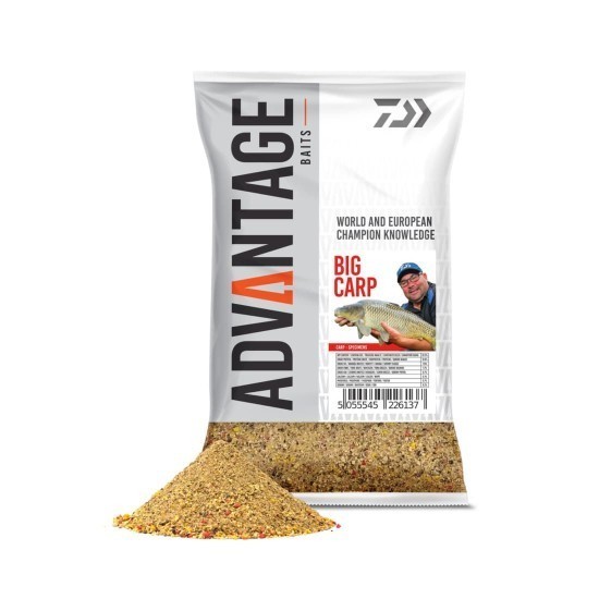 Nadă Groundbait Daiwa Advantage, Big Carp, 1kg/pungă Nadă Groundbait Daiwa Advantage, Big Carp, 1kg/pungă
