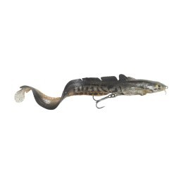 Nălucă Savage Gear 3D Burbot, Silver UV, 25cm/70g