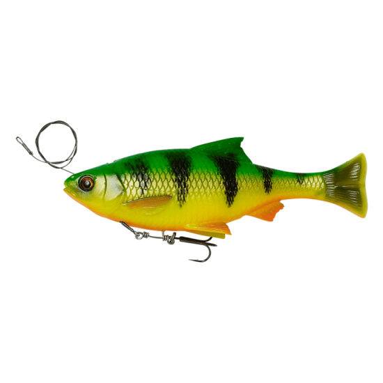 Shad Savage Gear 4D Line Thru Pulse Tail Roach, Firetiger, 18cm/90g