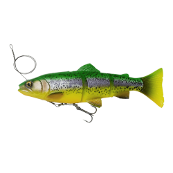 Nălucă Savage Gear 4D Line Thru Trout, Fire Trout, 15cm/35g