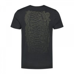 Tricou Korda Le Scaley Black Olive Print, Black, Small