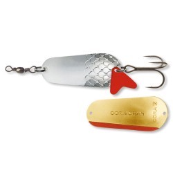 Linguriță oscilantă Cormoran Cora Z, Silver/Gold, 5.8cm/22g