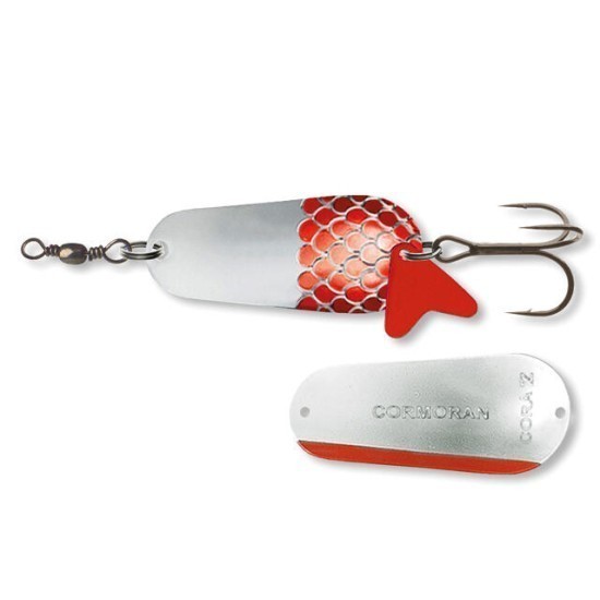 Linguriță oscilantă Cormoran Cora Z, Silver Red SC, 5.8cm/22g