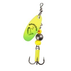 Linguriță rotativă Savage Gear Caviar, Fluo Yellow-Chart, Nr.3/9.5g