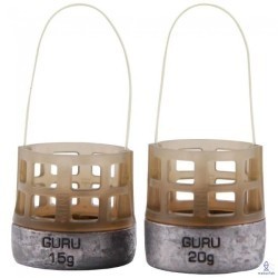 Coșuleț Feeder lestat Guru X-Change Slim-Line, Medium, 35g+40g, 2buc/blister