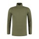 Bluză Korda Kool Quick Dry Long Sleeve Zip Neck, Olive, Medium