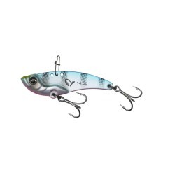 Cicadă Savage Gear Vib Blade, Blue Pink Stripe, 5.5cm/14.5g