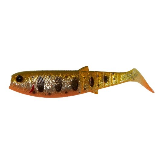 Shad Savage Gear Cannibal Shad, Olive Smolt UV, 8cm, 5g, 4buc/plic