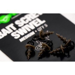 Vârtej cu șurub Korda Micro Ring Bait, Medium, 5buc/plic