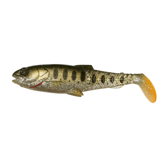 Shad Savage Gear Craft Cannibal, Olive Pearl Silver Smolt UV, 8.5cm/7g, 4buc/plic Shad Savage Gear Craft Cannibal, Olive Pearl Silver Smolt UV, 8.5cm/7g, 4buc/plic