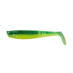 Shad Ron Thompson Paddle Tail, UV Green Lime, 10cm/7g, 4buc/plic