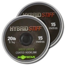 Fir textil Korda Hybrid Stiff, Gravel Brown, 20lbs/15m