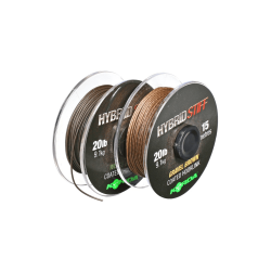 Fir textil Korda Hybrid Stiff, Gravel Brown, 20lbs/15m