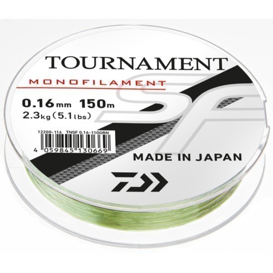 Fir monofilament Daiwa Tournament SF, Green, 0.36mm/11.1kg/300m