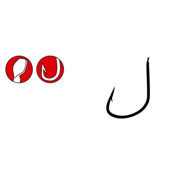 CÂRLIGE GAMAKATSU LS-1810N NICKEL NR.8 25BUC/PLIC