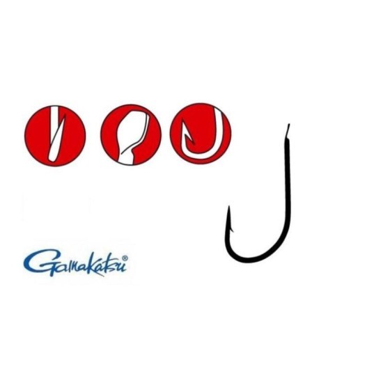Cârlige Gamakatsu LS-1070B, Bronze, Nr.4, 13buc/plic