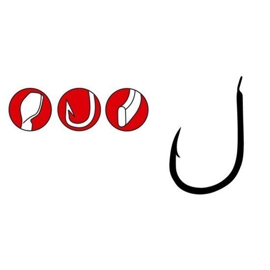 CÂRLIGE GAMAKATSU G-1 COMPETITION G1-103 NEGRU NR.12 15BUC/PLIC