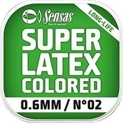Fir elastic Sensas Super Latex 700%, Red, 1.80mm/6m