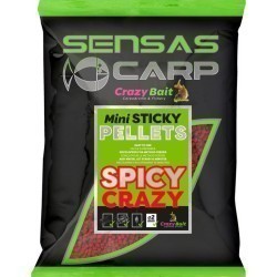 Micropelete Sensas Mini Sticky Carp, Spicy Crazy, 2mm/700g