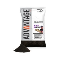 Nadă Groundbait Daiwa Advantage, Method Mix Black, 1kg