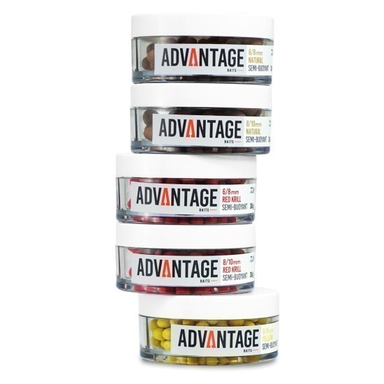 Pop-up Daiwa Advantage Baits, 8/10mm, Orange, 18g/cutie