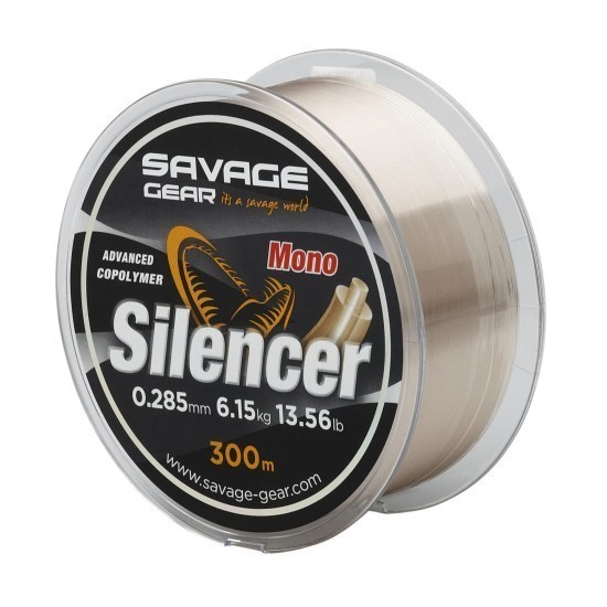 Fir monofilament Savage Gear Silencer Mono, 0.18mm/2.69kg/300m