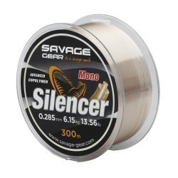 Fir monofilament Savage Gear Silencer Mono, 0.285mm/6.15kg/300m