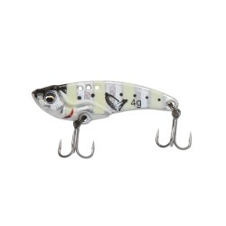 Cicadă Savage Gear Vib Blade SW, Zebra Glow, 3.5cm/4g