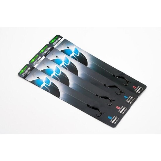 Montură Korda Spinner Rig Krank Barbless Boom, Nr.6, 25lbs/11.3kg, 1buc/blister