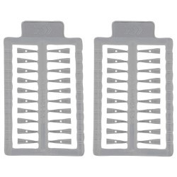 Opritoare pentru momeală Daiwa N'Zon Speed, culoare Gri, 40buc/plic
