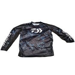 Bluză Daiwa D-Vec, Aqua Blue/Black, 3X-Large