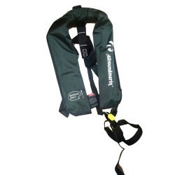 Vestă de salvare manuală Allroundmarin Besto, Verde, 40Kg+, 165N