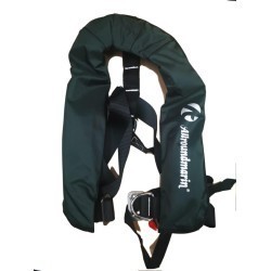 Vestă de salvare automată Allroundmarin Besto Life Jacket, Verde, 50kg+, 165N