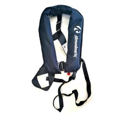 Vestă de salvare automată Allroundmarin Automatic Marine Blue Life Jacket, 40kg+, 165N